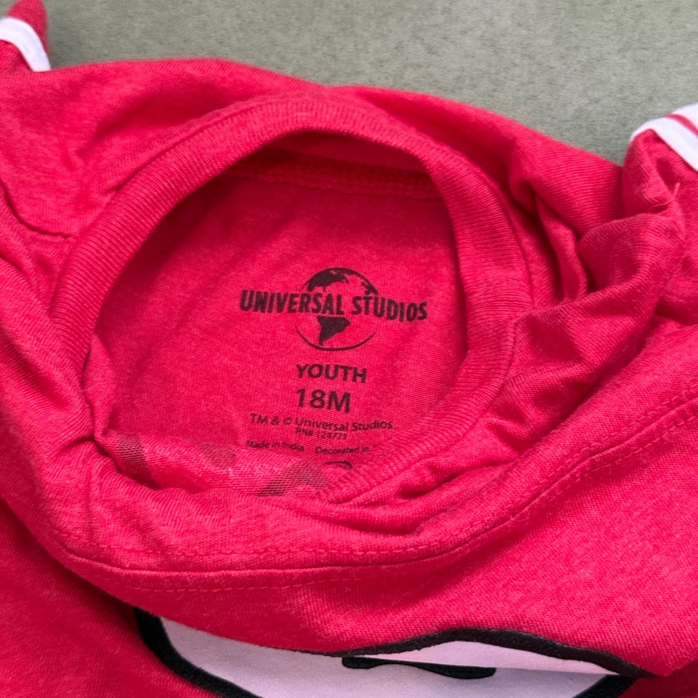 Universal Studios Red Thing 2 Kids One Piece18 mo Gently used - Picture 3 of 3